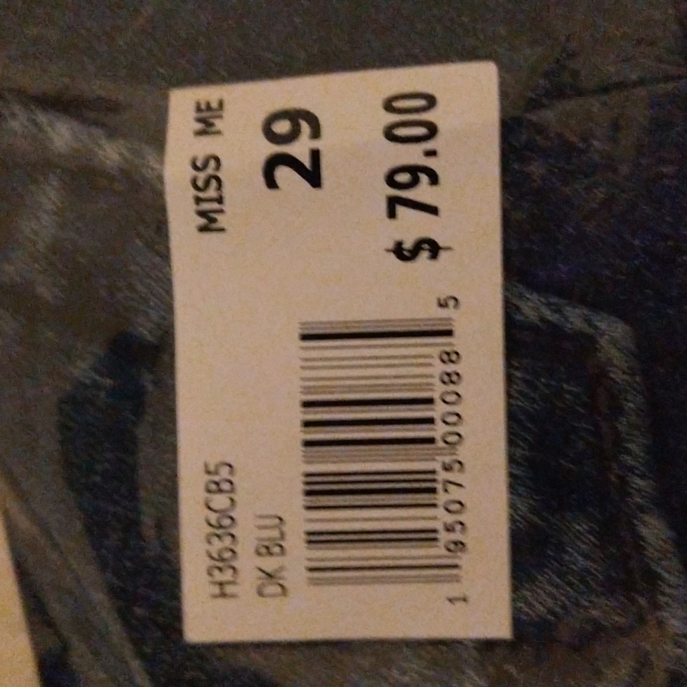 Miss Me Dark Blue Ankle & Cropped Jeans - Picture 5 of 5